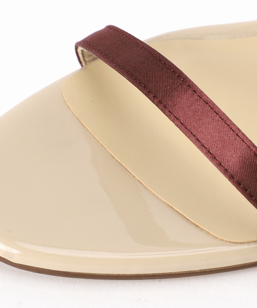 LE TALON（ルタロン）の「5cmホソストラップサンダル（サンダル・レディース・ボルドー/オートミール・22.5cm/23cm/23.5cm/24cm/24.5cm/21.5/22cm/25cm/25.5cm）」の12枚目の写真