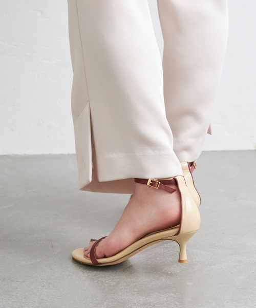 LE TALON（ルタロン）の「5cmホソストラップサンダル（サンダル・レディース・ボルドー/オートミール・22.5cm/23cm/23.5cm/24cm/24.5cm/21.5/22cm/25cm/25.5cm）」の19枚目の写真