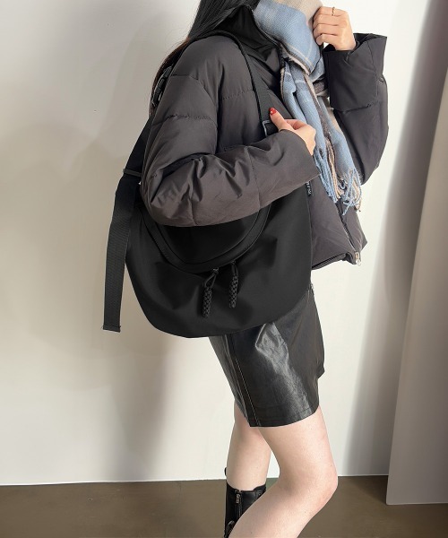 【OVHEE】ミニョンホーボーショルダーバッグ♡ miniministore｜ホーボーバッグ 三日月型ショルダーバッグ