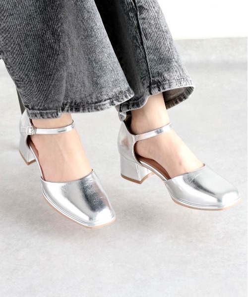 cepo（セポ）の「《新色追加》ストラップセパレートパンプス（パンプス・レディース・ブラック/シルバー/ゴールド/ブラウン/アイボリー・M/L）」の12枚目の写真