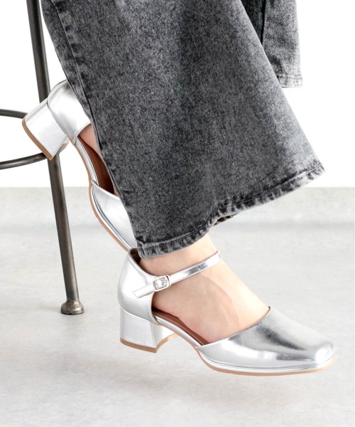 cepo（セポ）の「《新色追加》ストラップセパレートパンプス（パンプス・レディース・ブラック/シルバー/ゴールド/ブラウン/アイボリー・M/L）」の11枚目の写真