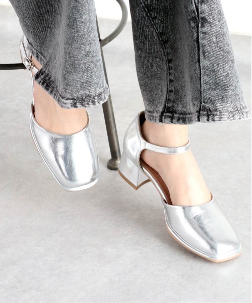 cepo（セポ）の「《新色追加》ストラップセパレートパンプス（パンプス・レディース・ブラック/シルバー/ゴールド/ブラウン/アイボリー・M/L）」の10枚目の写真