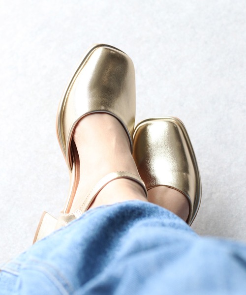 cepo（セポ）の「《新色追加》ストラップセパレートパンプス（パンプス・レディース・ブラック/シルバー/ゴールド/ブラウン/アイボリー・M/L）」の20枚目の写真