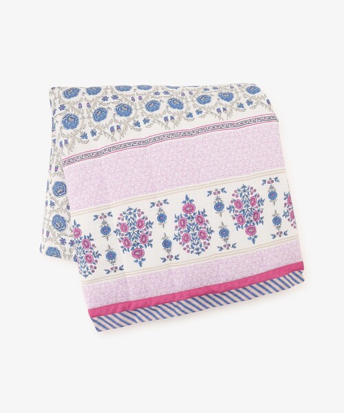 マルチカバー　アフタヌーンティー Afternoon Tea（アフタヌーンティー）の「ブロックプリント調マルチ