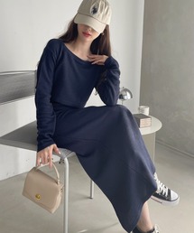 2pcs ワッフル ワンピース