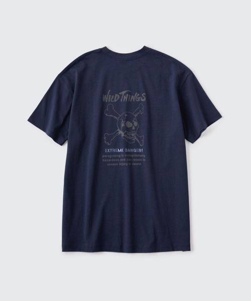 WILD THINGS(ワイルドシングス)の「【WILDTHINGS/ワイルドシングス】 デンジャースカル | DANGER SKULL(Tシャツ/カットソー・メンズ・ホワイト/ブラック/カーキ/ネイビー・S/M/L/XL/XS)」の6枚目の写真