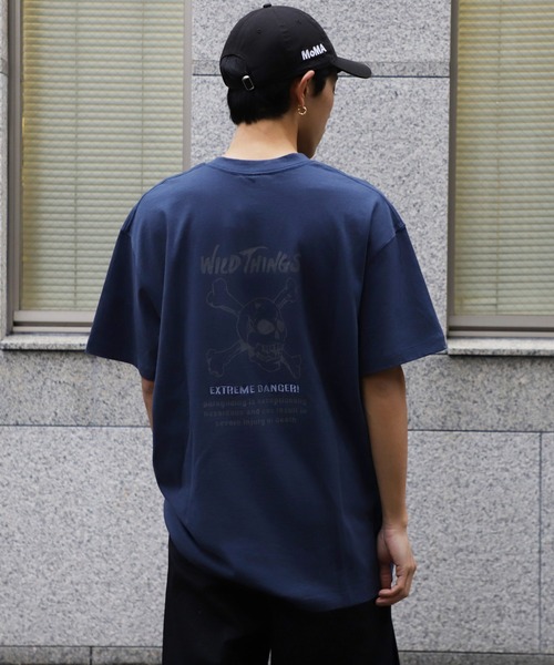 WILD THINGS(ワイルドシングス)の「【WILDTHINGS/ワイルドシングス】 デンジャースカル | DANGER SKULL(Tシャツ/カットソー・メンズ・ホワイト/ブラック/カーキ/ネイビー・S/M/L/XL/XS)」の10枚目の写真