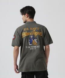 AVIREX | BLUE ANGELS SHORT SLEEVE POLO SHIRT / ブルーエンジェルス 半袖 ポロシャツ / AVIREX / アヴィレックス(ポロシャツ)