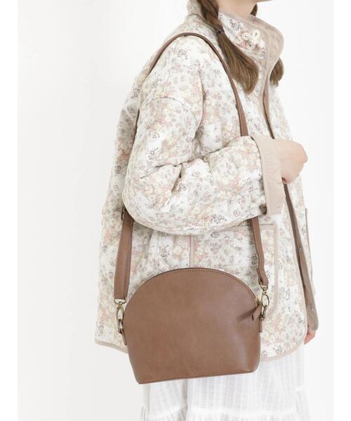 Samansa Mos2（サマンサ モスモス）の「ラウンドショルダーバッグ（ハンドバッグ・レディース・ブラック/ブラウン・F）」の9枚目の写真