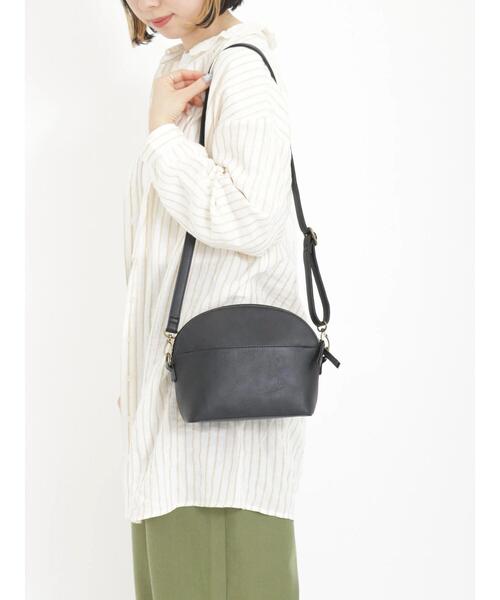 Samansa Mos2（サマンサ モスモス）の「ラウンドショルダーバッグ（ハンドバッグ・レディース・ブラック/ブラウン・F）」の5枚目の写真