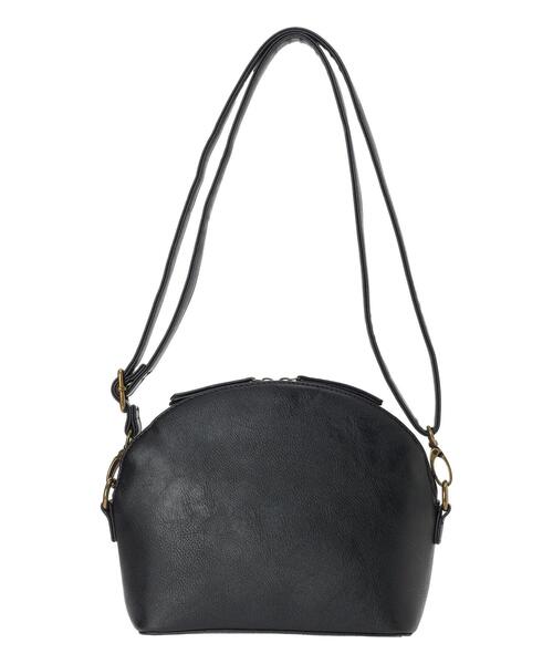 Samansa Mos2（サマンサ モスモス）の「ラウンドショルダーバッグ（ハンドバッグ・レディース・ブラック/ブラウン・F）」の4枚目の写真