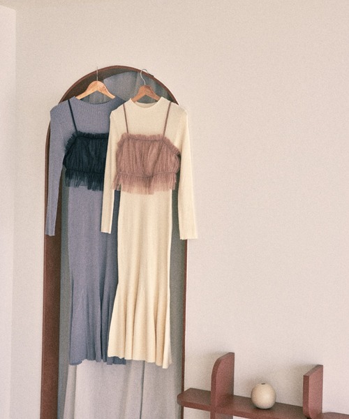 tocco closet(トッコ クローゼット)の「チュールキャミ tocco closet(トッコ クローゼット)の「チュールキャミ