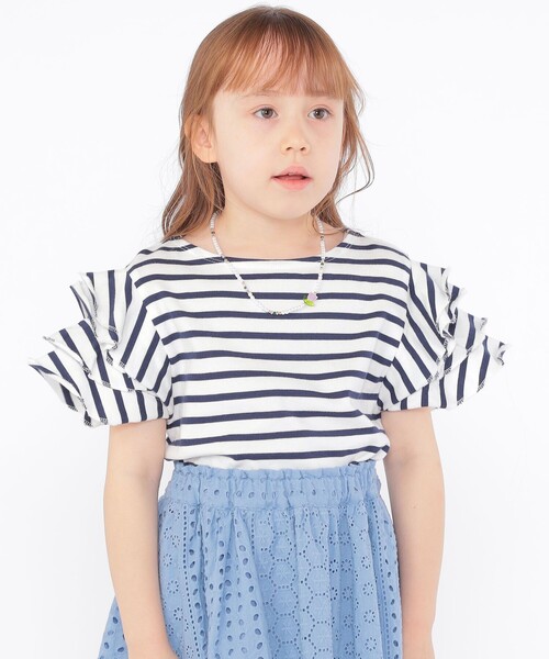 セール】SHIPS KIDS:100～130cm / オーガニック コットン フリル