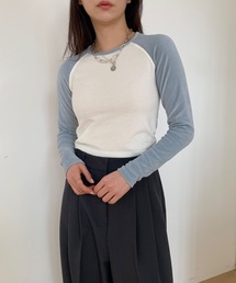 ベロアラグランT