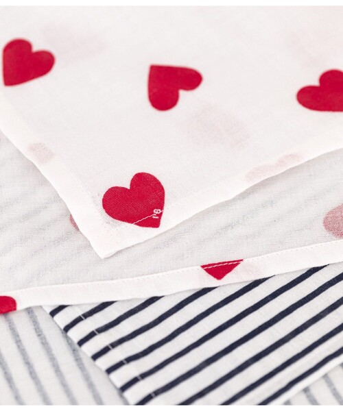 PETIT BATEAU（プチバトー）の「ダブルガーゼスワドル２枚組（おくるみ・キッズ・その他1・ONE SIZE）」の2枚目の写真