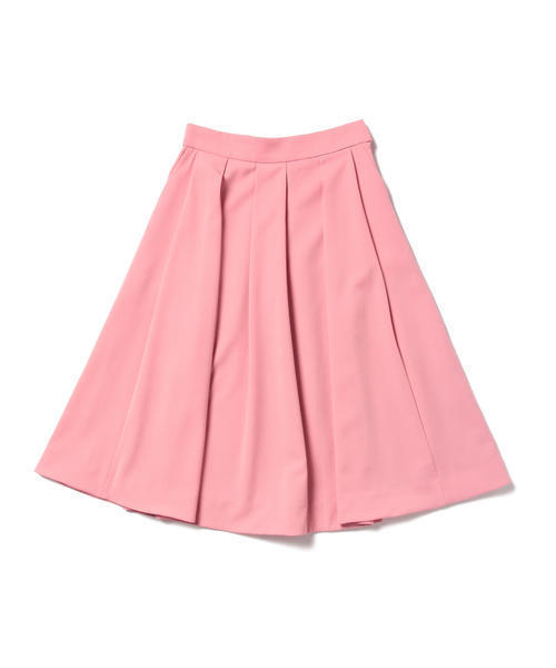 Ray BEAMS（レイビームス）の「Ray BEAMS / ミモレ丈 タックフレアー スカート（スカート・レディース・カーキ/ピンク/ブルー系その他・0/1）」の8枚目の写真