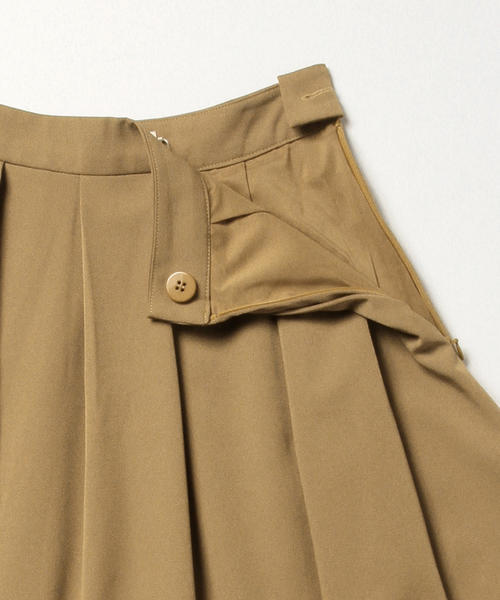 Ray BEAMS（レイビームス）の「Ray BEAMS / ミモレ丈 タックフレアー スカート（スカート・レディース・カーキ/ピンク/ブルー系その他・0/1）」の10枚目の写真