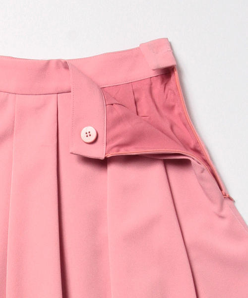 Ray BEAMS（レイビームス）の「Ray BEAMS / ミモレ丈 タックフレアー スカート（スカート・レディース・カーキ/ピンク/ブルー系その他・0/1）」の4枚目の写真
