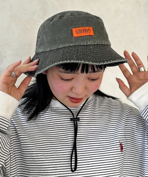 UNIVERSAL OVERALL（ユニバーサルオーバーオール）の「アドベンチャーハット（ハット・メンズ・ブラック/カーキ/チャコールグレー/ネイビー・FREE）」の3枚目の写真