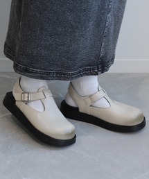 【shoes365】Tストラップ 厚底メリージェーンシューズ