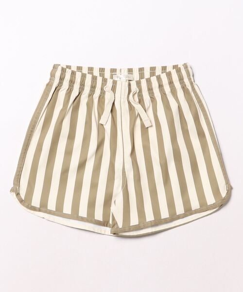 【セール】《Rylee＋Cru》SWIM TRUNK || OLIVE STRIPE（水着）｜Rylee + Cru（ライリーアンドクルー）