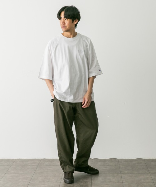 Champion（チャンピオン）の「『別注』Champion×DOORS　RAGLAN USA T-Shirts（Tシャツ/カットソー・メンズ・ブラック/グレー/ブルー/ホワイト・MEDIUM/LARGE/X-LARGE）」の12枚目の写真