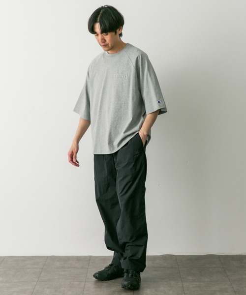 Champion（チャンピオン）の「『別注』Champion×DOORS　RAGLAN USA T-Shirts（Tシャツ/カットソー・メンズ・ブラック/グレー/ブルー/ホワイト・MEDIUM/LARGE/X-LARGE）」の18枚目の写真