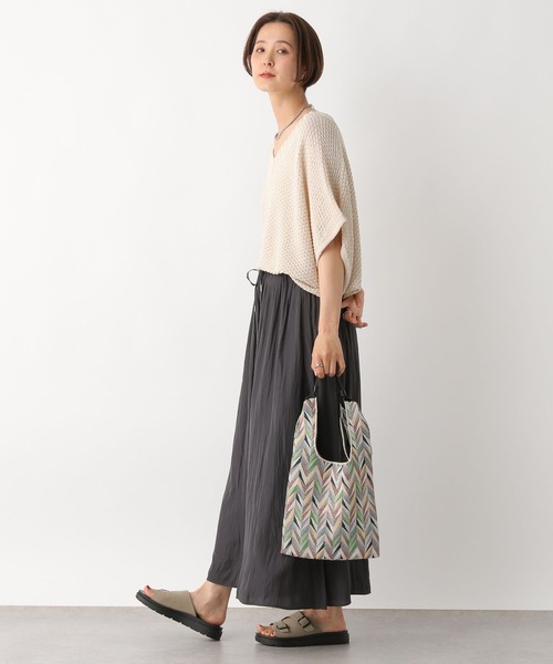 LEPSIM（レプシィム）の「ジャガードマルシェバッグ　110682（ハンドバッグ・レディース・ブラック系その他/ホワイト系その他・ONE SIZE）」の9枚目の写真