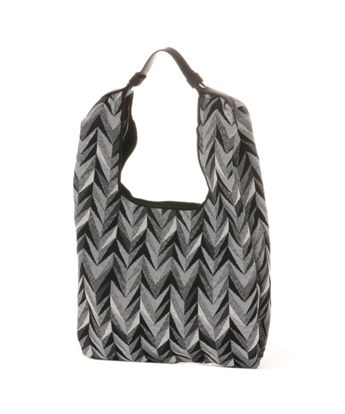 LEPSIM（レプシィム）の「ジャガードマルシェバッグ　110682（ハンドバッグ・レディース・ブラック系その他/ホワイト系その他・ONE SIZE）」の4枚目の写真