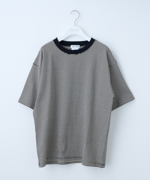 CIAOPANIC TYPY（チャオパニックティピー）の「ヘビーオンスオーバーサイズクルーネック半袖Tee《半袖スウェTee》（Tシャツ/カットソー・メンズ・ホワイト系その他/オレンジ/ブラック/オフホワイト/ブラック系その他/ブルー・MEDIUM/LARGE/XXX-LARGE）」の7枚目の写真