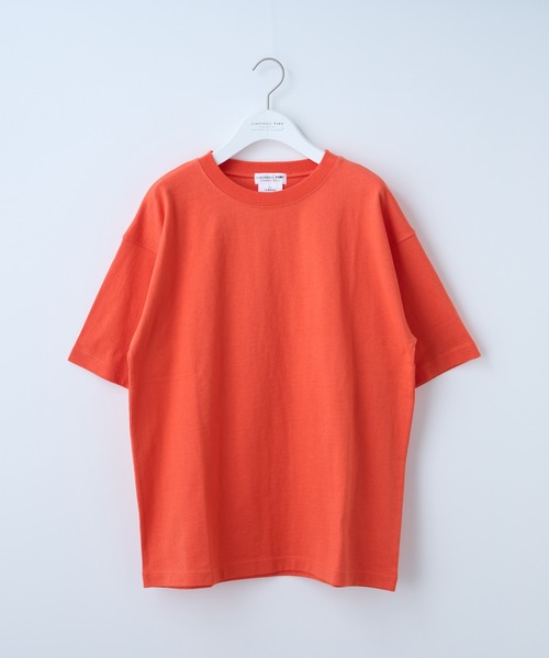 CIAOPANIC TYPY（チャオパニックティピー）の「ヘビーオンスオーバーサイズクルーネック半袖Tee《半袖スウェTee》（Tシャツ/カットソー・メンズ・ホワイト系その他/オレンジ/ブラック/オフホワイト/ブラック系その他/ブルー・MEDIUM/LARGE/XXX-LARGE）」の12枚目の写真