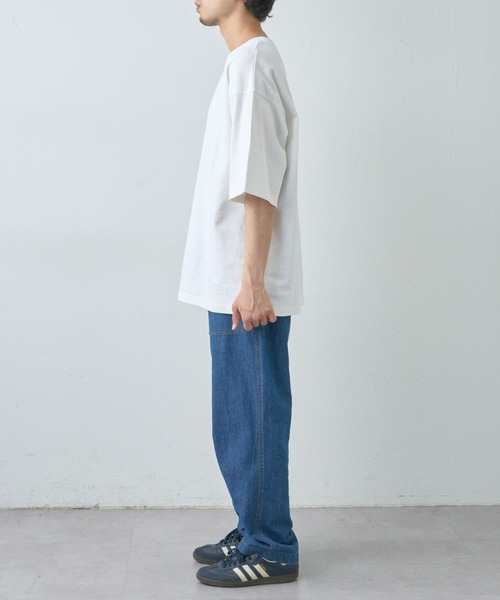 CIAOPANIC TYPY（チャオパニックティピー）の「ヘビーオンスオーバーサイズクルーネック半袖Tee《半袖スウェTee》（Tシャツ/カットソー・メンズ・ホワイト系その他/オレンジ/ブラック/オフホワイト/ブラック系その他/ブルー・MEDIUM/LARGE/XXX-LARGE）」の17枚目の写真