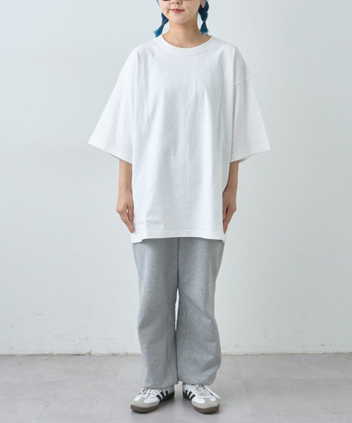 CIAOPANIC TYPY（チャオパニックティピー）の「ヘビーオンスオーバーサイズクルーネック半袖Tee《半袖スウェTee》（Tシャツ/カットソー・メンズ・ホワイト系その他/オレンジ/ブラック/オフホワイト/ブラック系その他/ブルー・MEDIUM/LARGE/XXX-LARGE）」の22枚目の写真