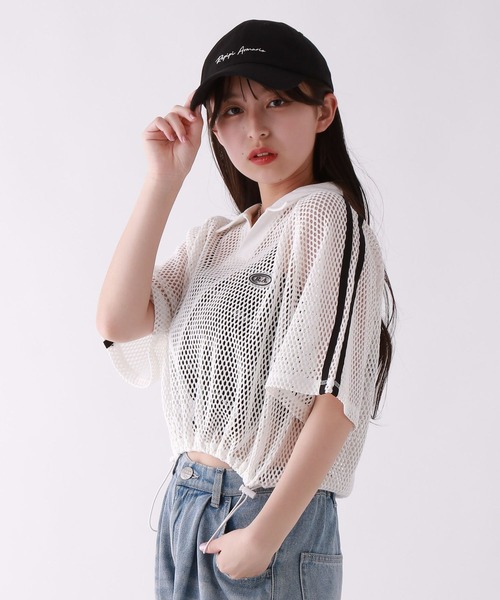 repipi armario(レピピ アルマリオ)の「エリツキラインメッシュトップス(その他トップス・キッズ・ライム/ブラック/ホワイト・LARGE/MEDIUM/SMALL)」の11枚目の写真