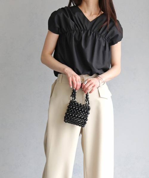 cheriella（シェリエラ）の「【cheriella】2WAYパールミニバッグ（ハンドバッグ・レディース・ブラック/アイボリー/シルバー・ONESIZE）」の22枚目の写真