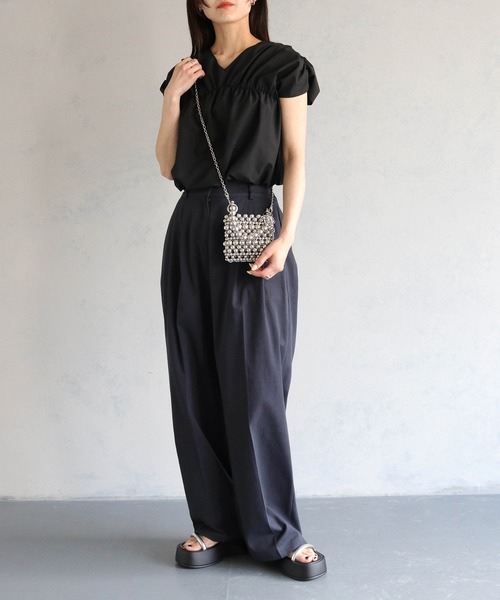 cheriella（シェリエラ）の「【cheriella】2WAYパールミニバッグ（ハンドバッグ・レディース・ブラック/アイボリー/シルバー・ONESIZE）」の13枚目の写真