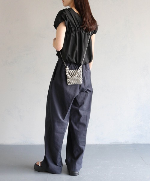 cheriella（シェリエラ）の「【cheriella】2WAYパールミニバッグ（ハンドバッグ・レディース・ブラック/アイボリー/シルバー・ONESIZE）」の14枚目の写真