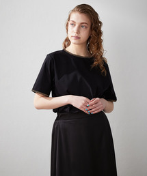 【接触冷感】ラメテープTシャツ