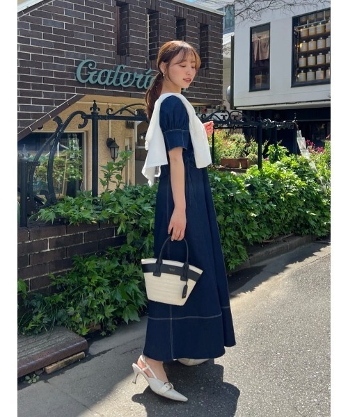 Her lip to UV Knit Dress Cardigan ブラック S UV Knit Dress Cardigan（カーディガン/ボレロ）｜Her lip to（ハー