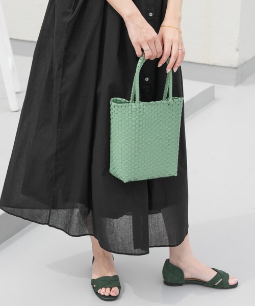 URBAN RESEARCH DOORS（アーバンリサーチドアーズ）の「メルカドバッグ（トートバッグ・レディース・グリーン/ブルー/ピンク・ONE）」の4枚目の写真