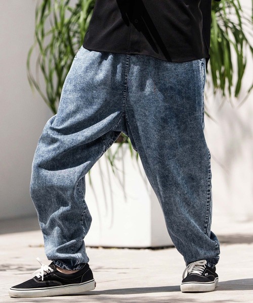 CAMBIO（カンビオ）の「mp12359- Lyocell Balloon Pants バルーンパンツ（その他パンツ・メンズ・ブラック/ネイビー/インディゴブルー・L/M/S）」の3枚目の写真