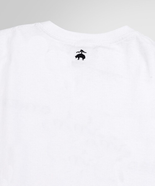 BROOKS BROTHERS（ブルックスブラザーズ）の「◆オンラインストア限定◆LOGO Series　コットン　ロゴプリント　クルーネック　Tシャツ（Tシャツ/カットソー・メンズ・ホワイト/ネイビー/グレー・LARGE/MEDIUM/SMALL）」の6枚目の写真