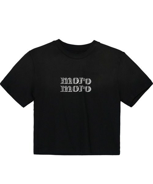 Moromoro2(モロモロ)の「スタッズ ビッグロゴTシャツ DT0609【Moromoro2】(Tシャツ/カットソー・レディース・ダークグリーン/ホワイト/ブラック・S/M/L)」の19枚目の写真