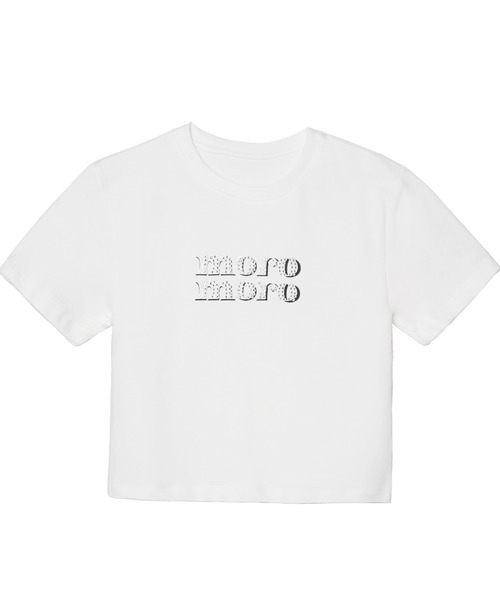 Moromoro2(モロモロ)の「スタッズ ビッグロゴTシャツ DT0609【Moromoro2】(Tシャツ/カットソー・レディース・ダークグリーン/ホワイト/ブラック・S/M/L)」の21枚目の写真