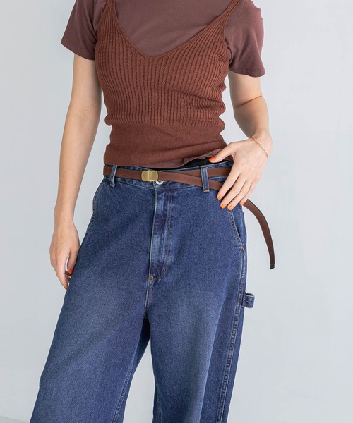 URBAN RESEARCH（アーバンリサーチ）の「レザーガチャベルト（ベルト・レディース・ベージュ/ブラウン・FREE）」の7枚目の写真