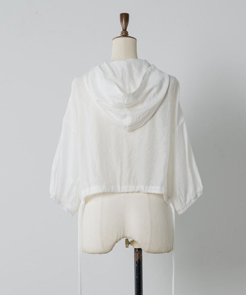 セール】ショートシアージップパーカー made in INTER FACTORY