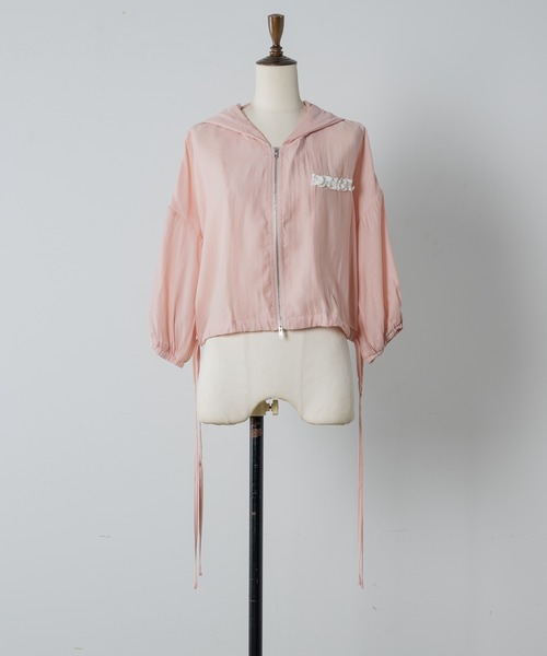 セール】ショートシアージップパーカー made in INTER FACTORY