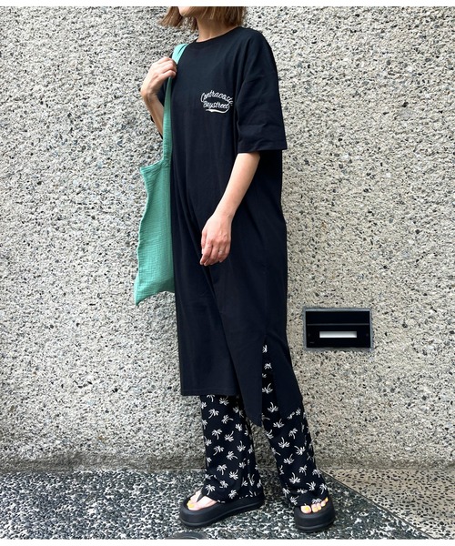 anap mimpi（アナップミンピ）の「パームツリー柄 フレアパンツ（その他パンツ・レディース・ブラック・FREE）」の16枚目の写真