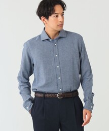 BEAMS HEART | コットンフランネル ダブルフェイス カッタウエイカラー シャツ 24FW（S～XL）(シャツ/ブラウス)