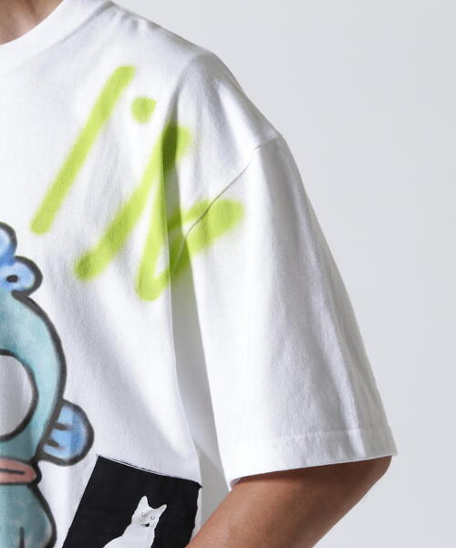 ゲルニカ ハンギョドンTシャツ guernika×Sanrio characters】Hand Painted T-shirt